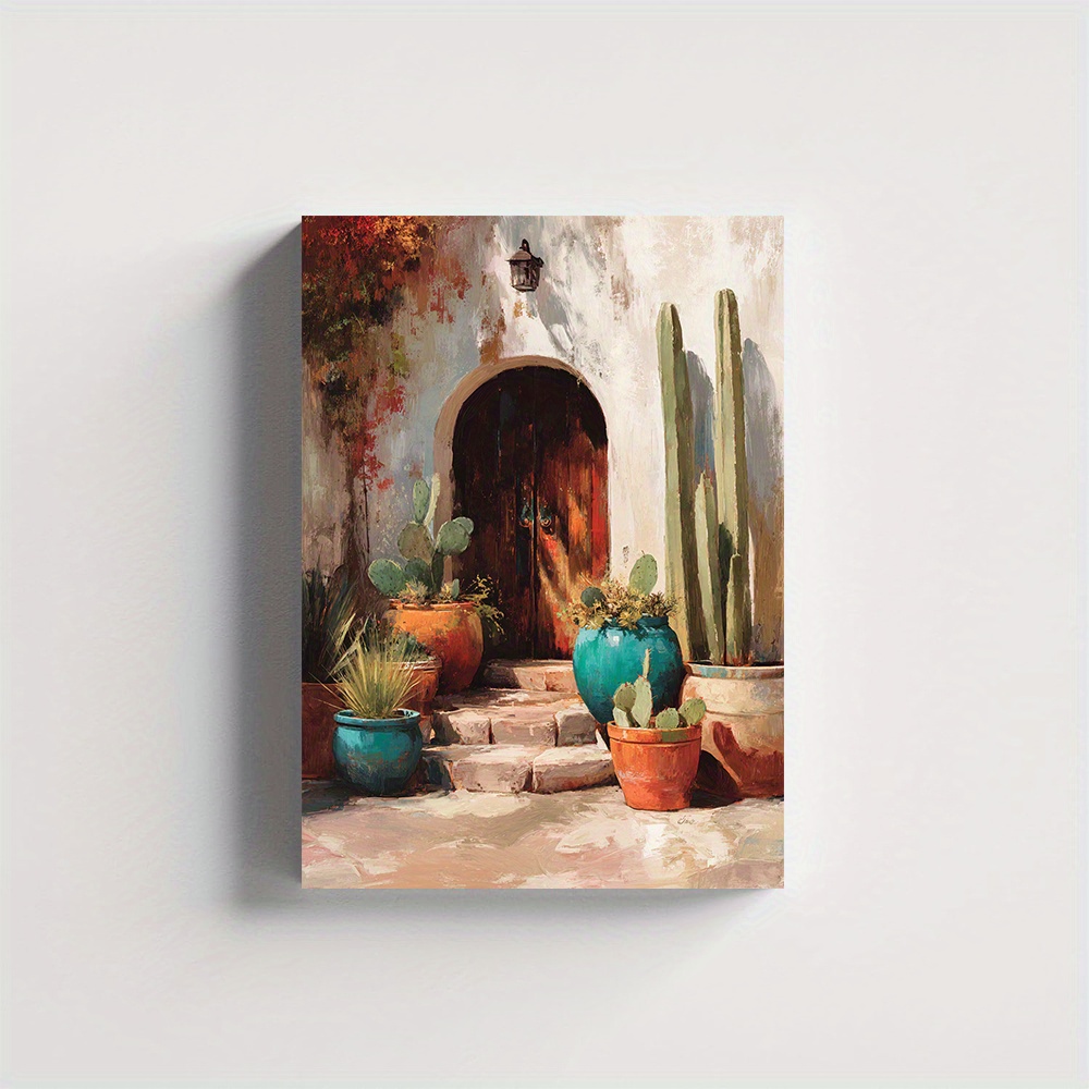 Terracotta Pot - (Sans cadre) Toile représentant un paysage
