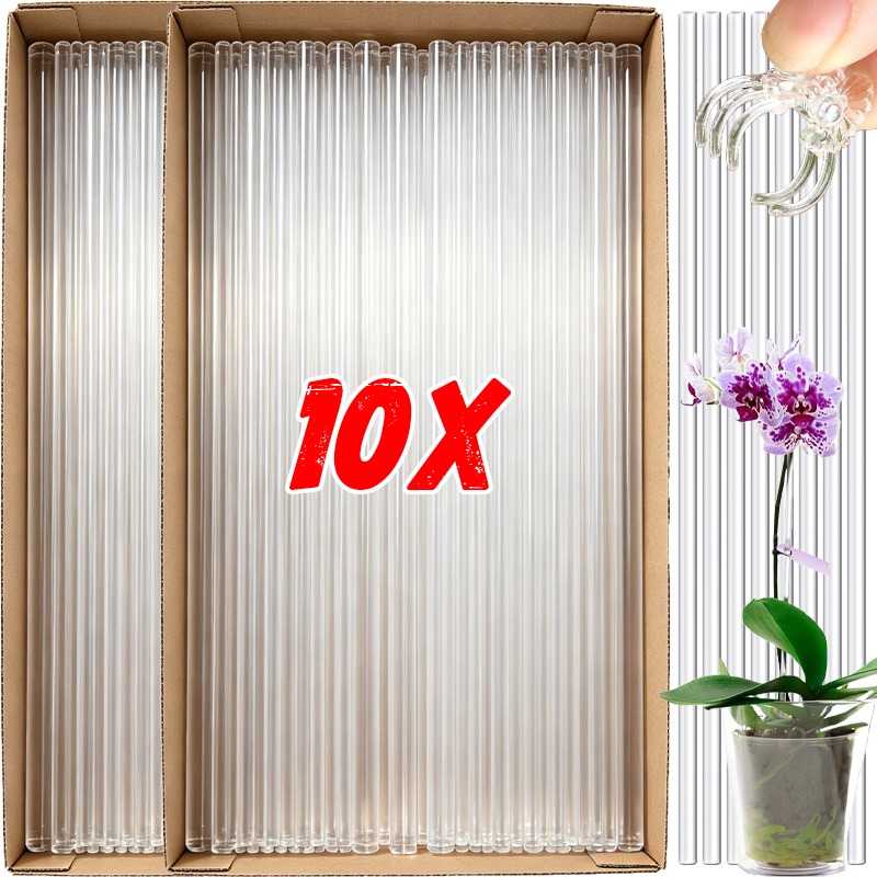 Plant Support Stake - Tuteurs transparents réutilisables en acrylique pour