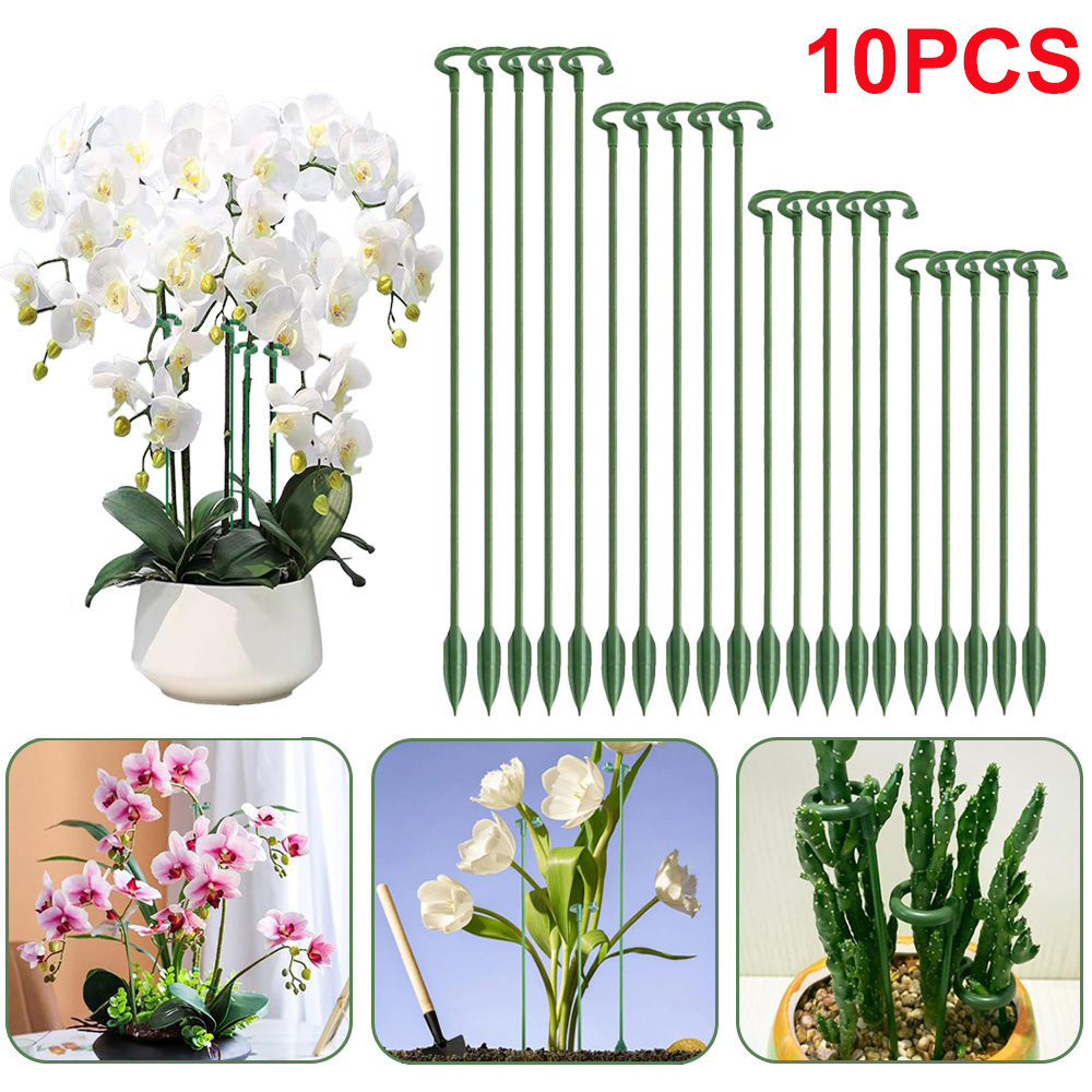 Plant Support Stake - 5/10 piquets de support pour plantes,